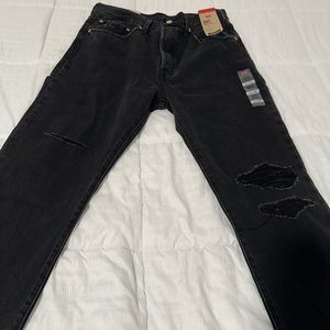 Levi’s 501 original high rise straight leg 31 X 32 faded black New with tags!